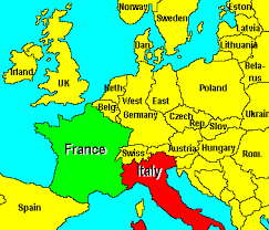France italy